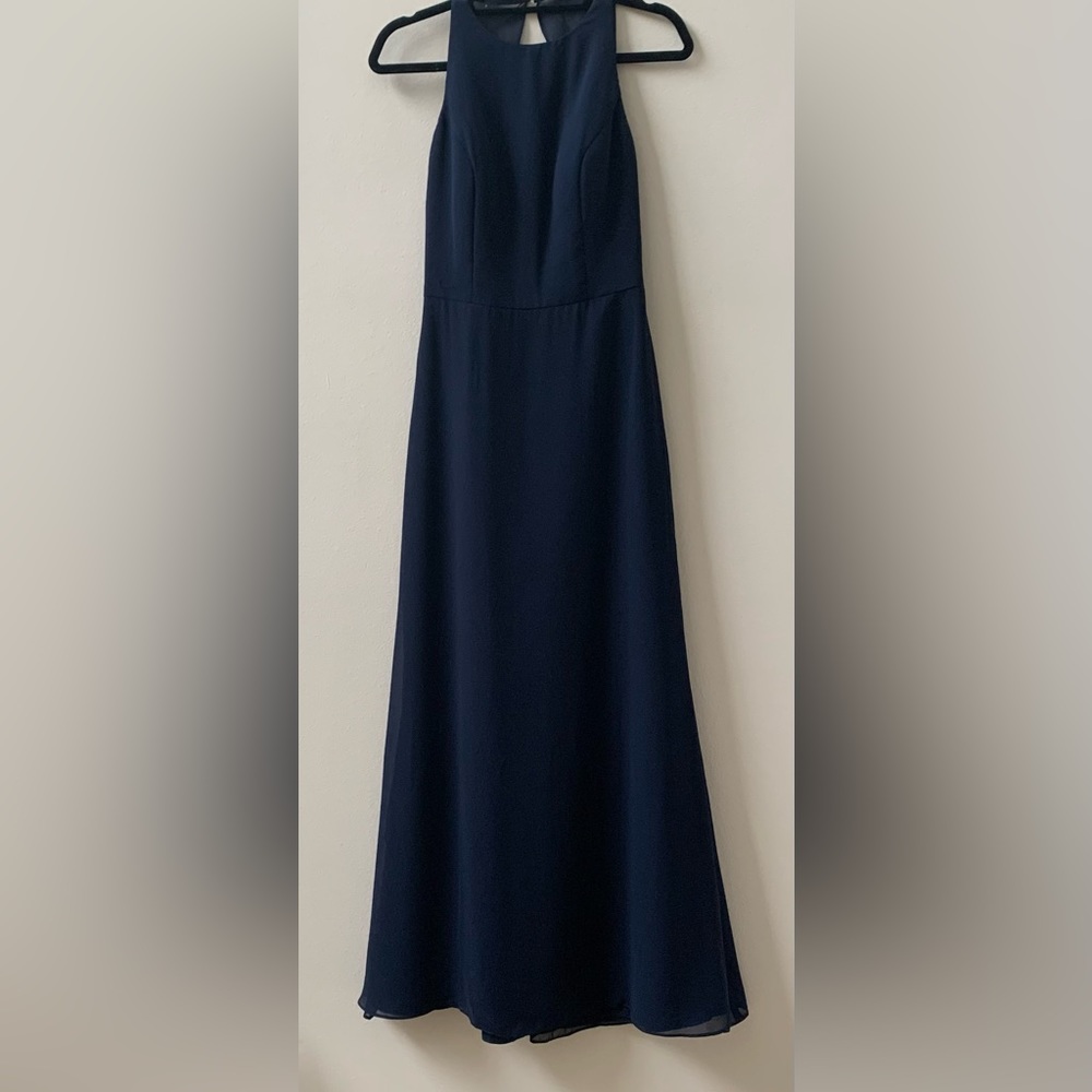 SZ 6 Navy Blue Hayley Paige Sleeveless Dress